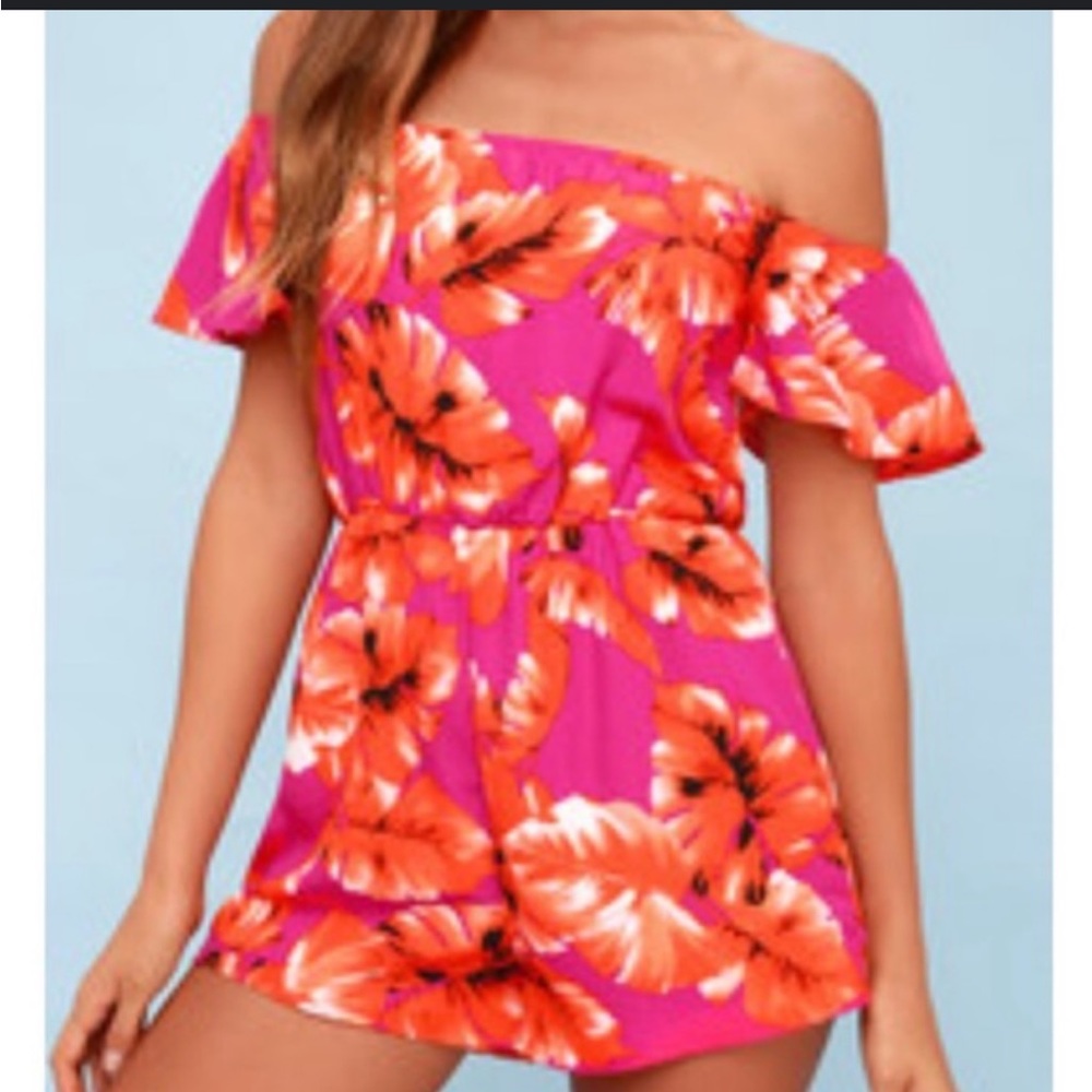 Lulus Floral Romper XS